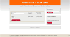 Desktop Screenshot of hotel-bastille.fr